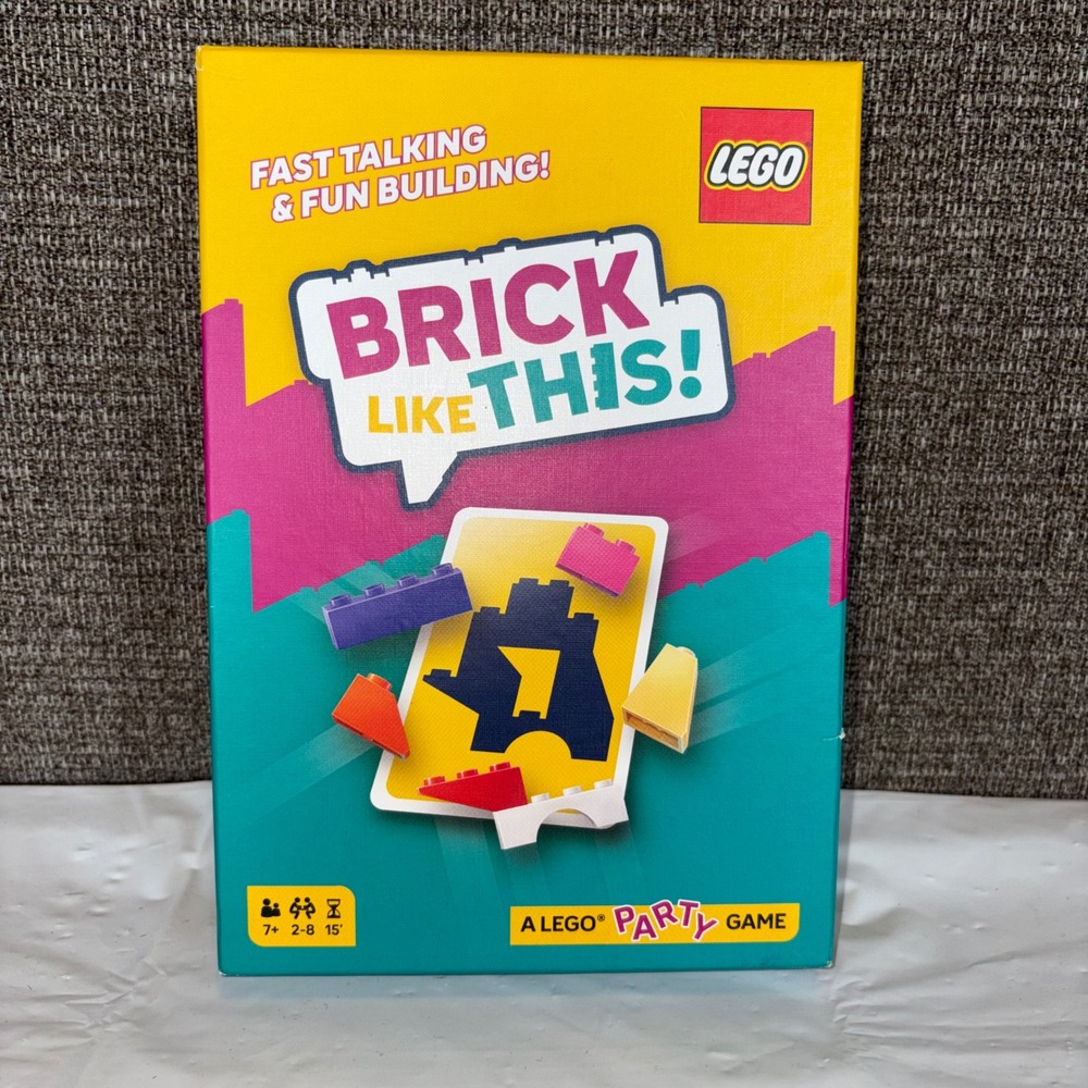 LEGO Brick Like This! Party Game 48 Bricks Kids Family Building Game 2-8 Players